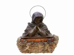 Antonio Ugo, Madonna, 1870, bronze