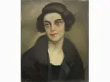 Giovanni Costetti, Portrait of a woman, 1878, oil on cardboard