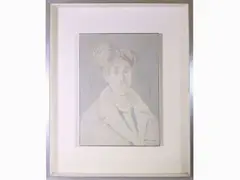 Portrait by Marcello Boccacci, 1914, oil on cardboard, offered Nov 2020