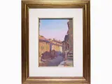 Masaniello Luschi, View of a town 1970