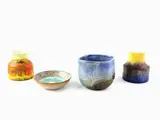 Marcello Fantoni, Four ceramic items, Seventies
