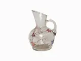 Émile Gallé, A small enamelled glass pitcher signed Gallé