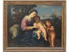 Andrea Camassei, The Holy Family with the infant Saint John, 1602, oil on canvas