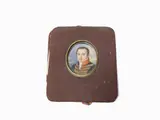 Carl Kronnowetter, Portrait of an official, 1795, painted miniature