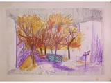 Bruno Paoli, Vaso di fiori 1969 e Firenze 1968 (autunno)
