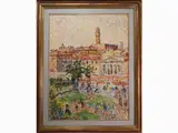 View of Florence 1968 by Guido Borgianni, 1915, oil on canvas, offered Oct 2020