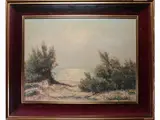 Seascape by Gino Romiti, 1881, oil on faesite, offered Sep 2020