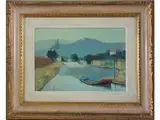 Silvio Polloni, River landscape