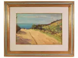 Egidio Valenti Valenti, Seascape, 1897, oil on tavoletta