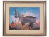 Voltolino Fontani Fontani, Landscape, 1920, oil on tavoletta