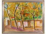 Rodolfo Marma, Muro di Careggi, 1992, 1923, mixed media on paper laid on cardboard