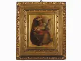 Ernest Antoine Hebert, Maternity, 1817, oil sketch on cardboard laid on cardboard