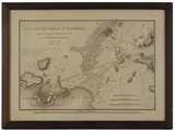 Jean Denis Barbié du Bocage, Geographic map of Athens, 1760, engraving