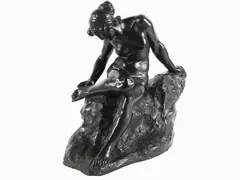 La spina by Augusto Rivalta, 1838, bronze figural group, offered Jul 2020