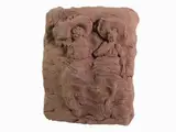 Two people in bed by Costantino Nivola, 1911, terracotta sculpture, offered Jul 2020