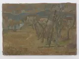 Virgilio Carmignani, Landscape, 1909, oil on canvas
