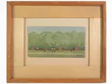 Marcello Boccacci, View of a park with figures