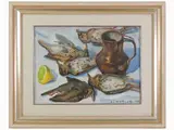 Armeno Mattioli, Still life with game, 1920, oil on canvas