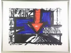 Composition by Vinicio Berti, 1921, lithograph, offered Jul 2020