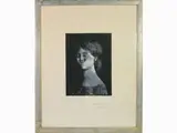 Female portrait 1979 by Antonio Bueno, 1918, lithograph, offered Jul 2020