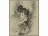 Giovanni Boldini, Portrait of Maria Dorotea (Dora) Labouchère Starrabba di Rudinì Ruspoli 1902, 1842, pencil on paper laid on cardboard