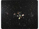 Teatro degli artigianelli 1976 by Luca Alinari, mixed media on canvas, offered Jun 2020