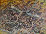 Quinto Martini, Composition, 1908, oil on panel