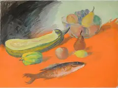 Still life by Quinto Martini, 1908, oil on canvas, offered Jun 2020