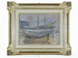 Mario Marcucci, Landscape with boats