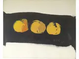 Fruit 1967 by Sergio Scatizzi, 1918, oil on canvas, offered Jun 2020