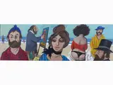Fausto Maria Liberatore, Figures in a seascape