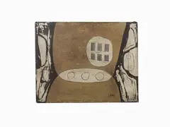Composition 1973 by Giuliano Ghelli, 1944, acrylic on canvas, offered Jun 2020