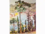 Michele Cascella, View of Portofino
