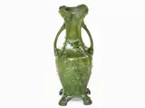 Hippolyte Moreau, A Late 19th Century Metal Vase with a Green Patina