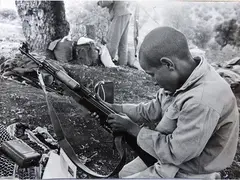 Addestramento 1970 by Fausto Giaccone, vintage gelatin-silver print on baryta paper, offered Apr 2020