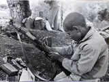 Fausto Giaccone, Addestramento 1970, vintage gelatin-silver print on baryta paper