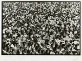 David Burnett, Seul Corea manifestazione contro la Corea del Nord, 1978, Vintage gelatin-silver print credit stamp on verso
