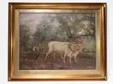Cesare Ciani, Farmer with carriage with oxen