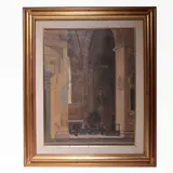 Antonio Mario Aspettati, View of Santa Croce Church's Cappella Baroncelli
