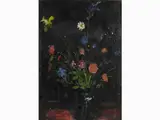 Ermanno Toschi, Flowers in a vase, 1906, oil on carboard laid on cardboard