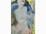 Bruno Paoli, Nudino, 1915, oil on cardboard