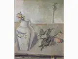 Giuseppe Manfredi, Still life with vase 1971, 1934, oil on cardboard
