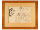 Vinicio Berti, Stuy for figures 1942