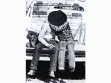 Michel Giannoulatos, Cow boys 1979, vintage gelatin-silver