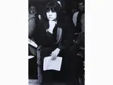 Piero Marsili Libelli, Giovane femminista al congresso del MLD di Roma 1975, vintage gelatin-silver print on baryta paper