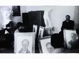 Antonio Sansone, Scuola di pittura 1970 circa, vintage gelatin-silver print on baryta paper