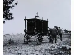 Funerale 1982 by Nicola Scafidi, 1925, vintage gelatin-silver print on paper, offered Mar 2020