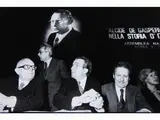 Vezio Sabatini, Rumor, Forlani, Andreotti, Piccoli 1981, 1939, vintage gelatin-silver print on baryta paper