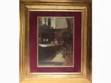 Antonio Mario Aspettati, View of a church, 1880, oil on canvas board