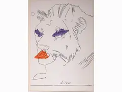 Lion by Andy Warhol, 1928, photolithography, offered Dec 2019